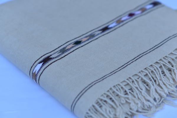 Handmade Lamb Wool Shawl for Gents