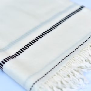 single border woolen shawl